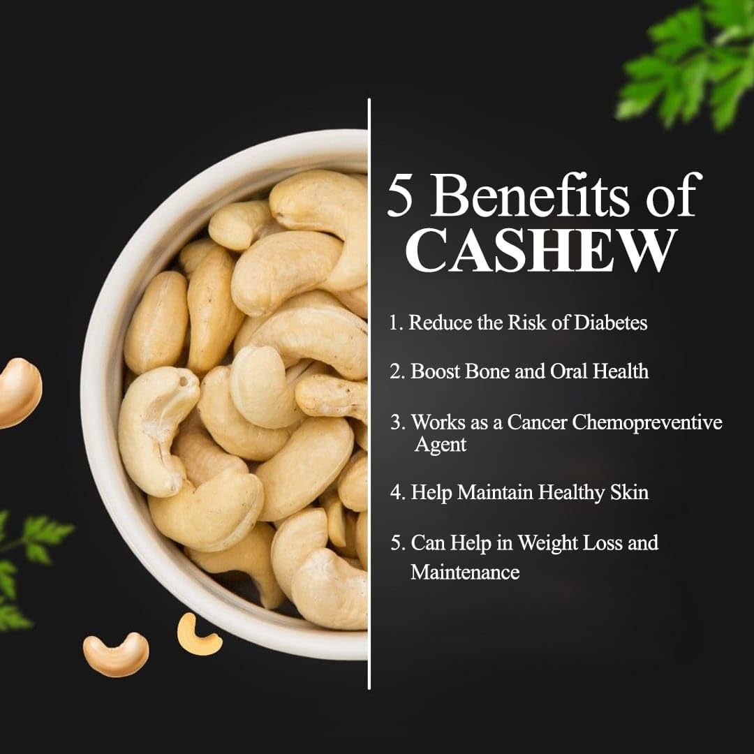 Dafia Whole Cashew Nuts 200gX5 (1 Kg)