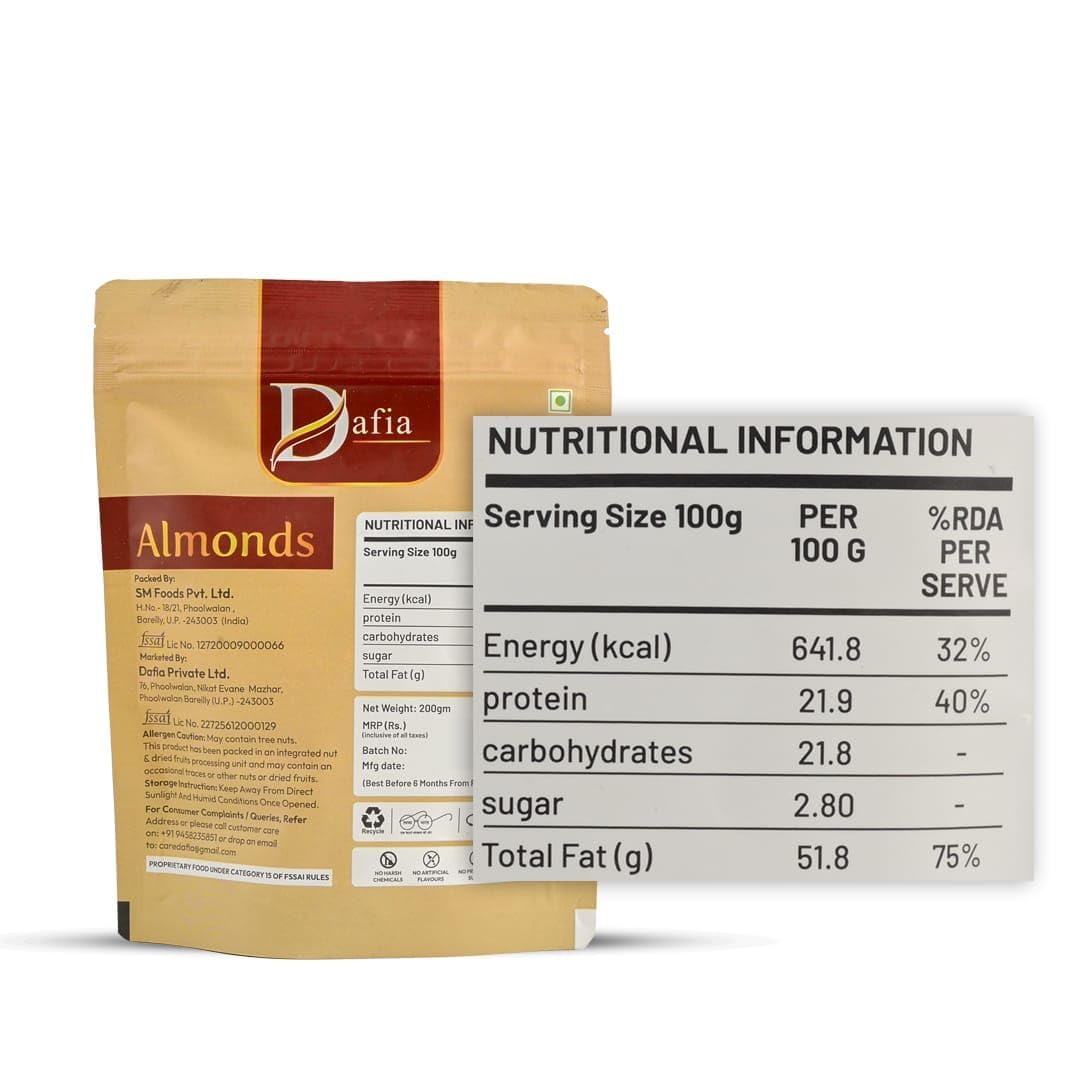 Dafia Premium California Almond 200g
