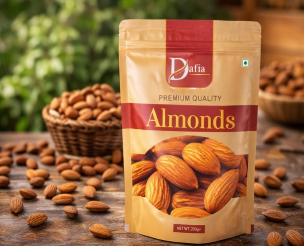 Dafia Premium California Almond 200gX5 (1 Kg)