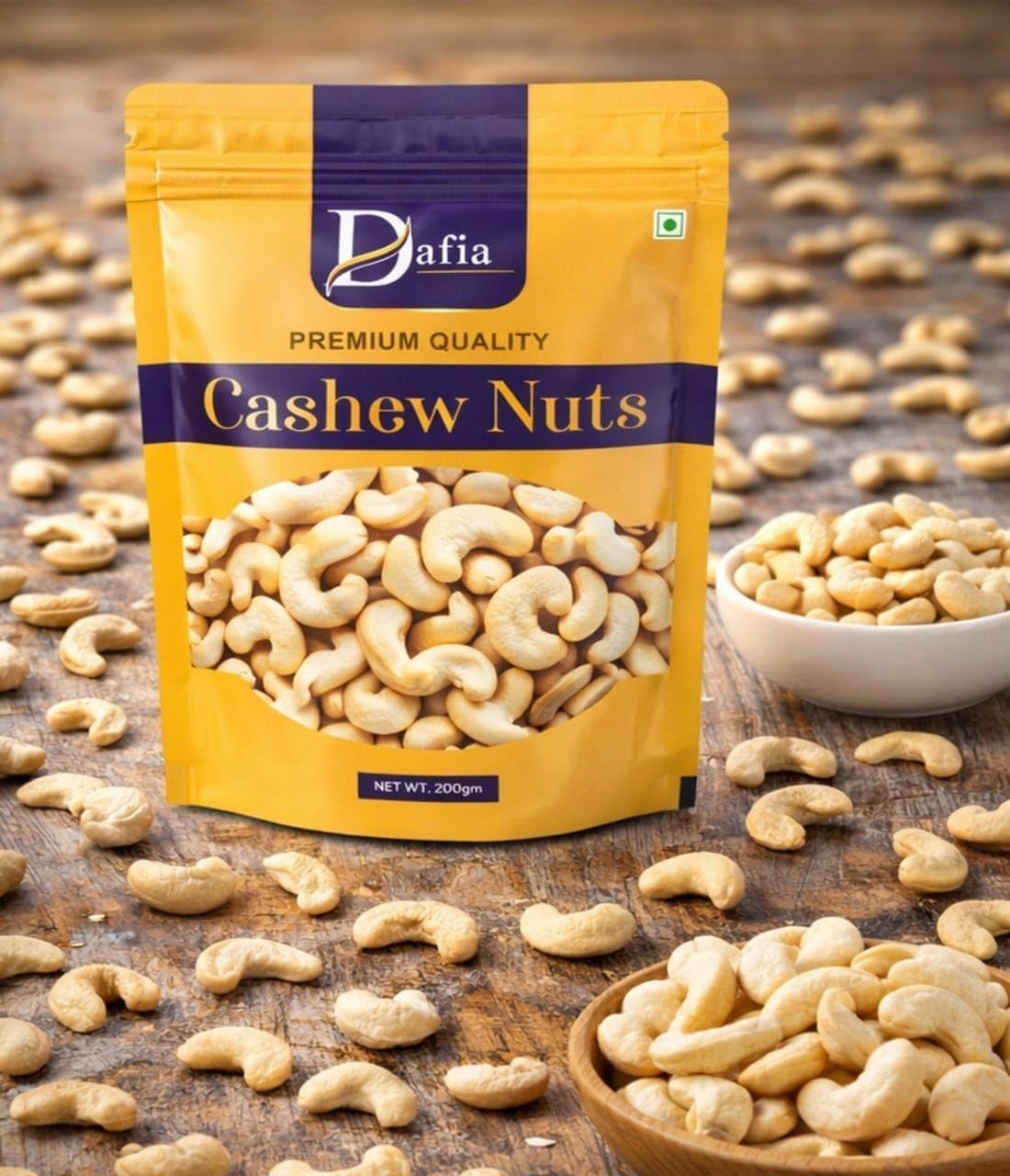 Dafia Premium Almonds, Cashew & Raisins Combo - 600g (Pack of 3)