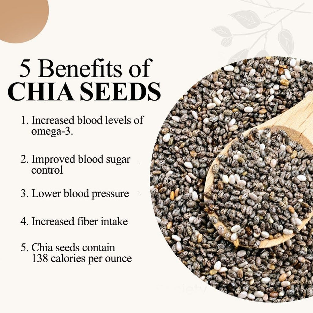 Dafia Chia Seeds 200gX5 (1 Kg)