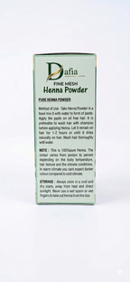 Dafia Premium Henna Powder – 100% Pure & Natural (250g)