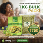 Dafia Raisins - Sun-Dried Kishmish 200gX5 1 kg