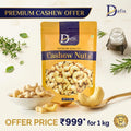 Dafia Whole Cashew Nuts 200gX5 (1 Kg)