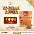 Dafia Premium California Almond 200gX5 (1 Kg)